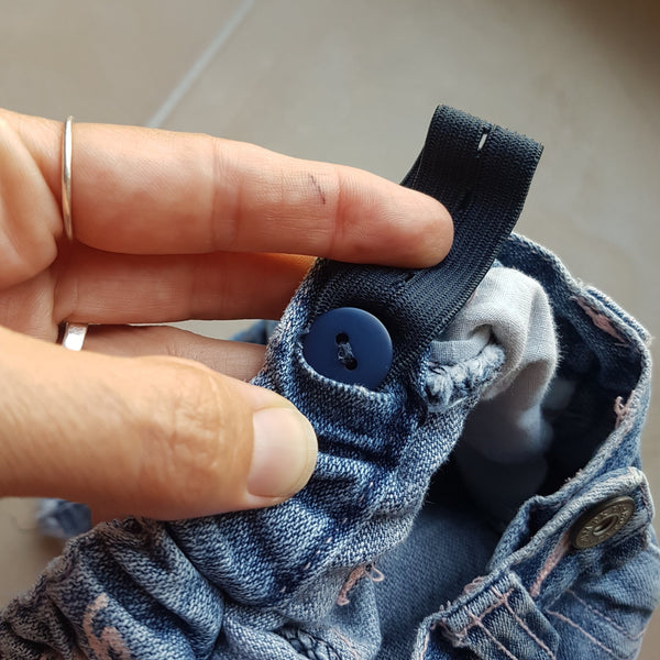 Bezaubernder Vintage-Jeansrock mit Rüschen - 2 Jahre  (92/94 cm)