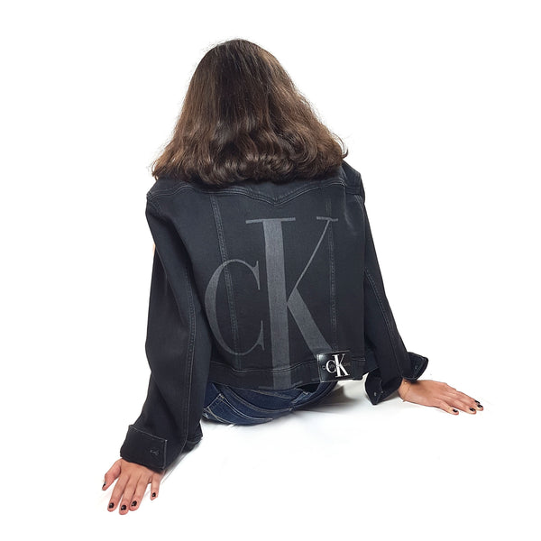CALVIN KLEIN relaxed Jeansjacke - Größe XL