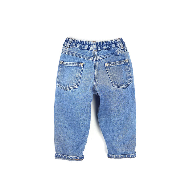 MOM vintage fit Jeanshose - 6-12 Monate Mädchen (74cm)