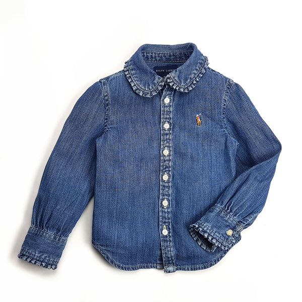 Jeanshemd - 2 Jahre Mädchen (88-93 cm)