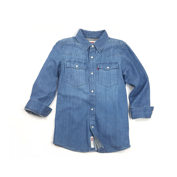 Neu mit Etiketten. LEVI's Jeanshemd - 10 Jahre (140 cm)