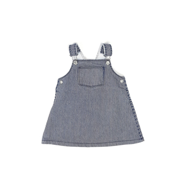 PETIT BATEAU Jeans Latzhose Kleid - 12 Monate (74cm)