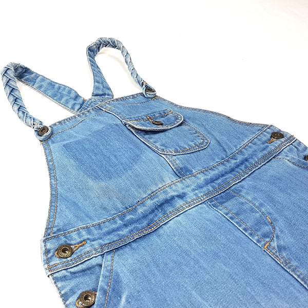 LANIDOR Denim Latzkleid - 6 Jahre (116cm)
