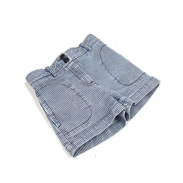 BONPOINT gestreifte Jeansshorts - 6 Jahre (116cm) Mädchen