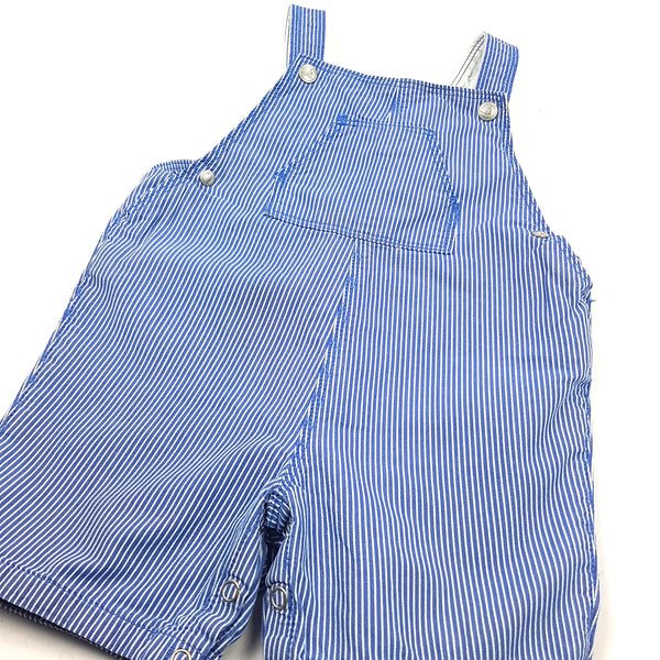 PETIT BATEAU gestreifte Latzhose kurz - 18 Monate (81 cm)