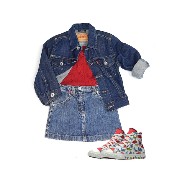 PETIT BATEAU Jeans-Minirock - 3 Jahre (94 cm)