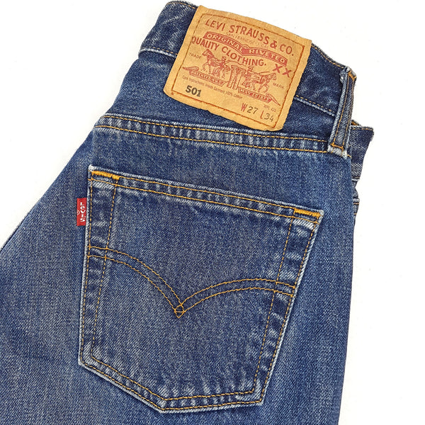 LEVI's 501 (Collector Edition 80's/90's) gerades Bein - Größe W27-L34