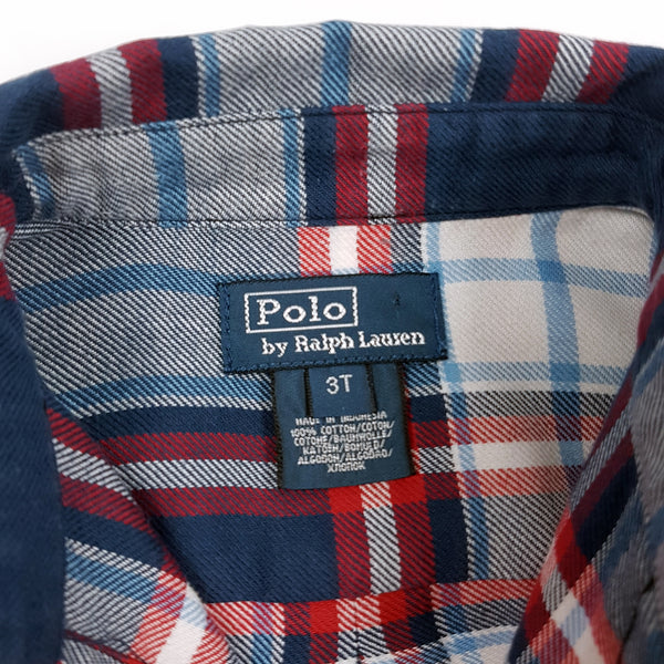 RALPH LAUREN Kariertes Baumwoll-Twill-Hemd - 2-3 Jahre (94-100 cm)