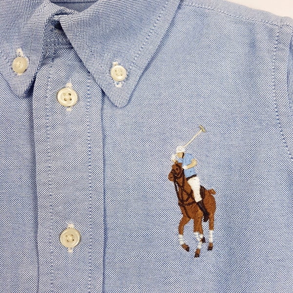 RALPH LAUREN Basic Oxford Hemd- 18 Monate (88-93 cm)
