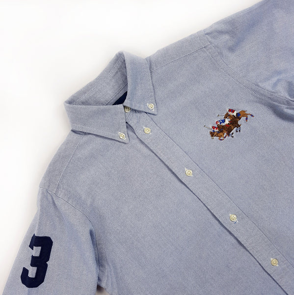 RALPH LAUREN Basic Oxford Hemd - 7/8 Jahre (124-134cm)