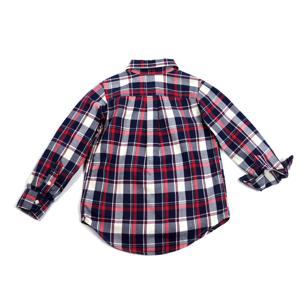 RALPH LAUREN Kariertes Popeline-Hemd - 6/ Jahre (117-123 cm)