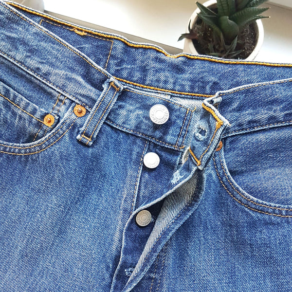 LEVI's 501 (Collector Edition 80's/90's) gerades Bein - Größe W27-L34