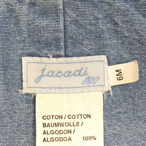 JACADI gestreifte Latzhose kurz - 6 Monate (67cm)