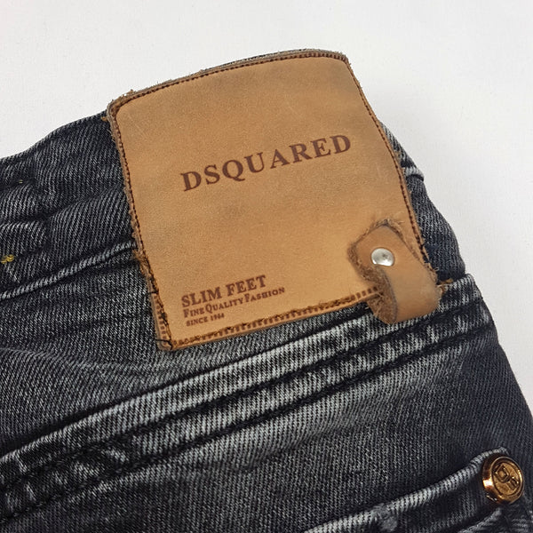 DSQUARED2 Slim Jeans mit Distressed-Effekt - Größe 36